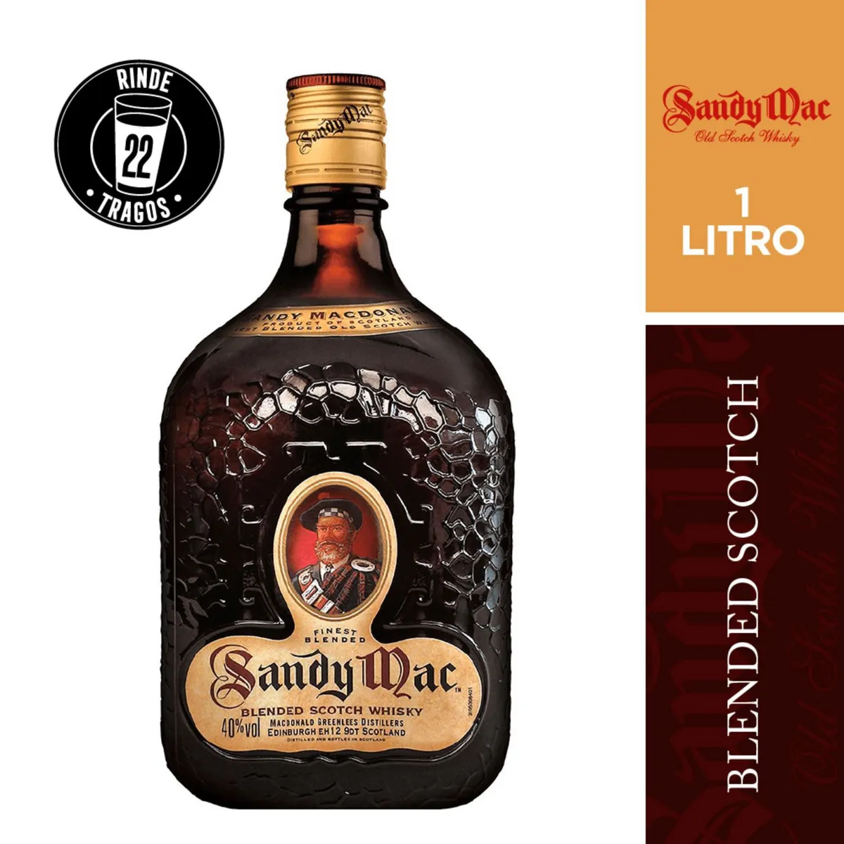 SANDY MCDONALD - Whisky Sandy Mac 40º 1 Lt