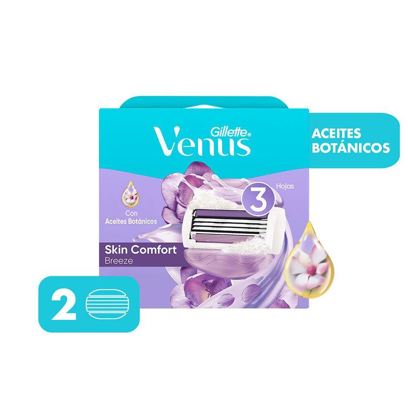 VENUS - Cartuchos Para Afeitar Venus Breeze