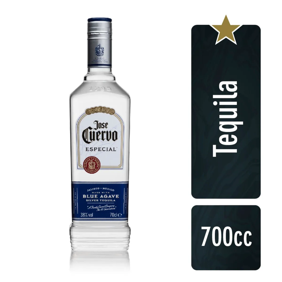 JOSE CUERVO - Tequila Especial Silver 38° GL