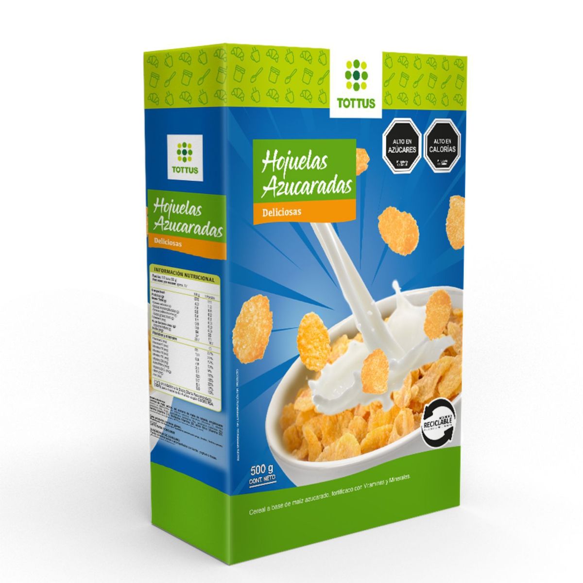 TOTTUS - Cereal de Maíz Azucarado Tottus 500 g