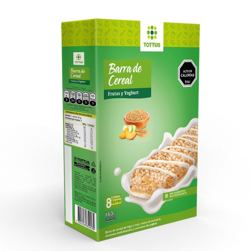 TOTTUS - Barra Cereal Frutos + Yogurt