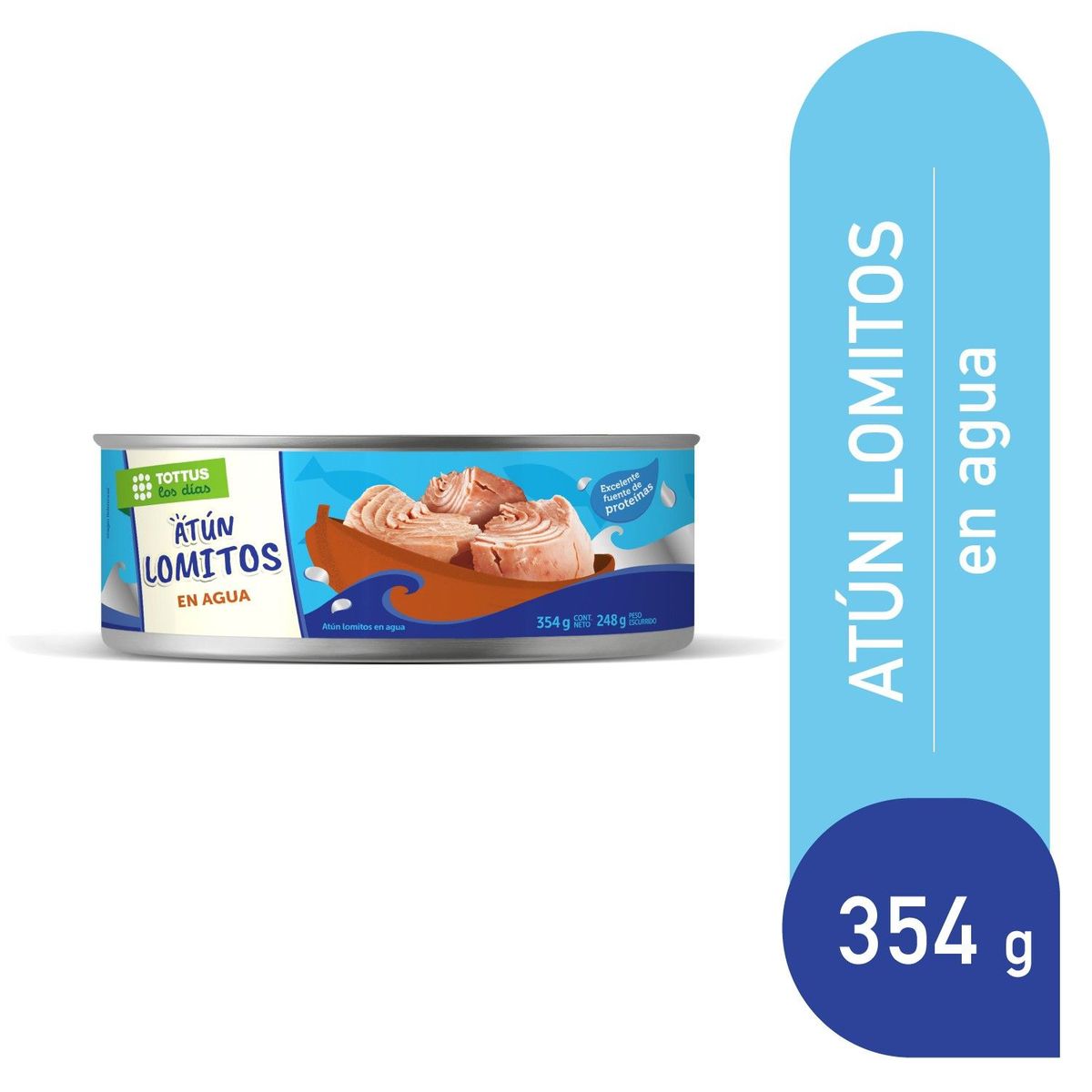 TOTTUS - Atún Lomitos al Agua Tottus 354 g
