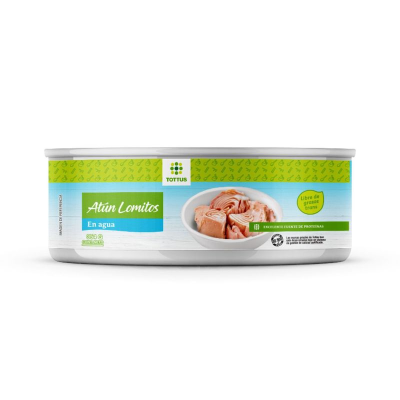 TOTTUS - Atún Lomitos al Agua Tottus 354 g