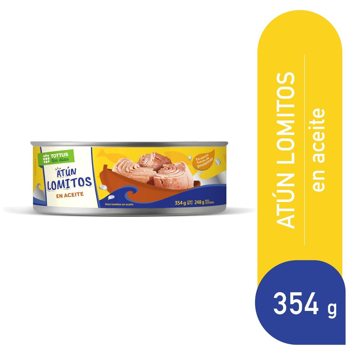 TOTTUS - Atún Lomitos en Aceite Tottus 354 g