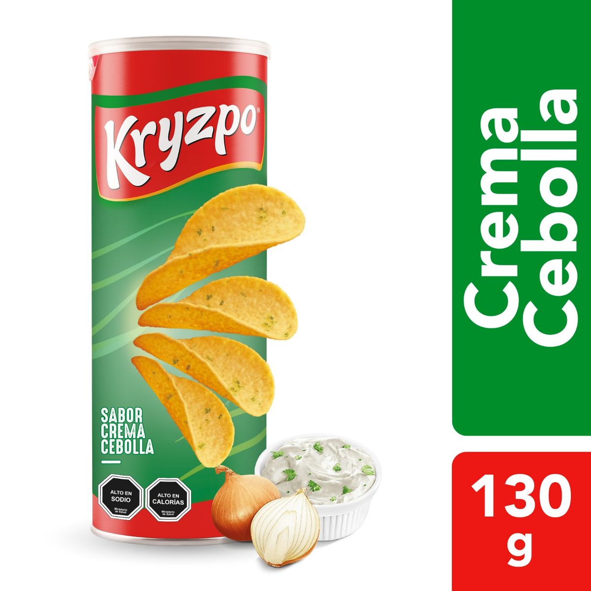 KRYZPO - Papas Fritas Crema Cebolla Kryzpo 130 g