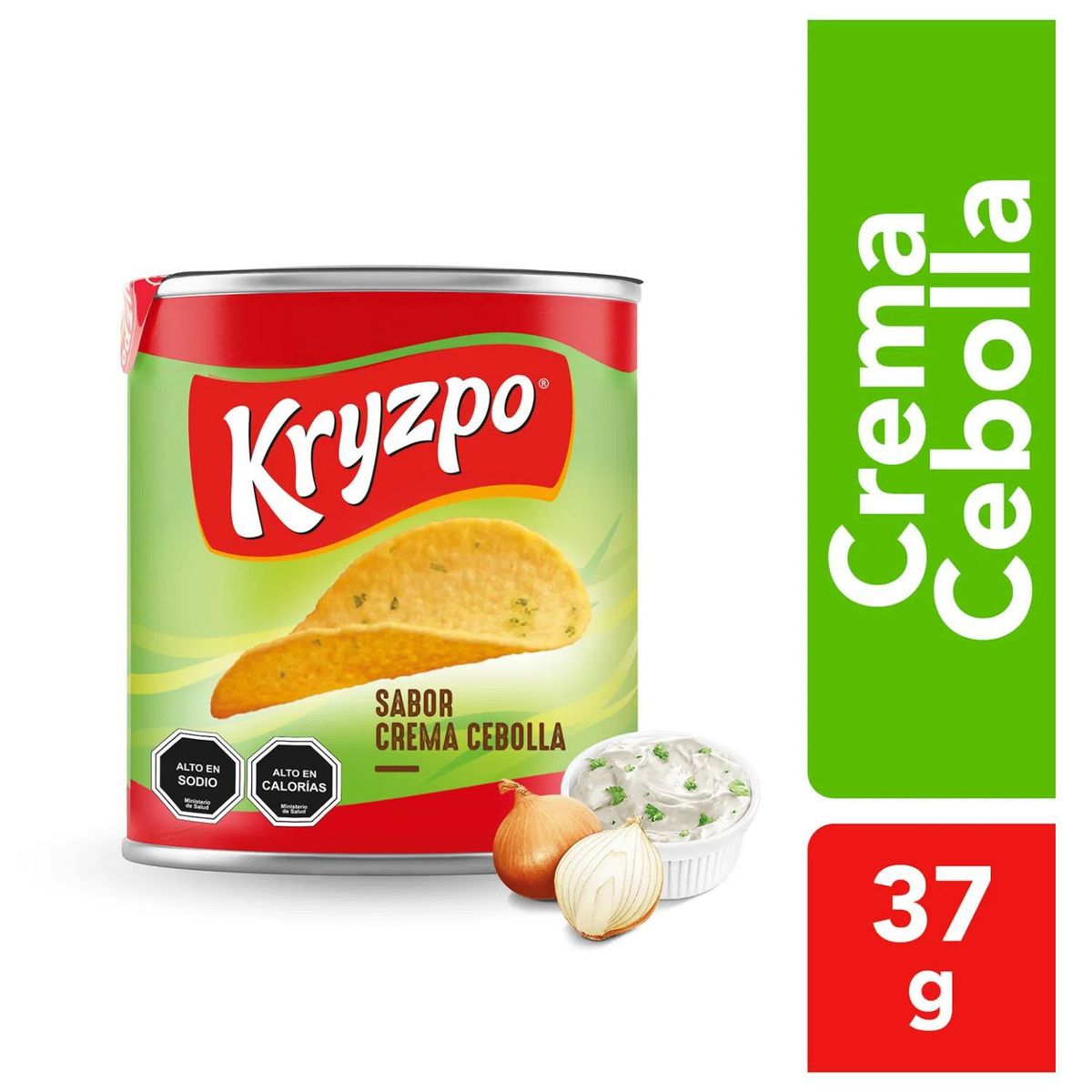 KRYZPO - Papas Fritas Kryzpo Sabor Crema Cebolla 37 g