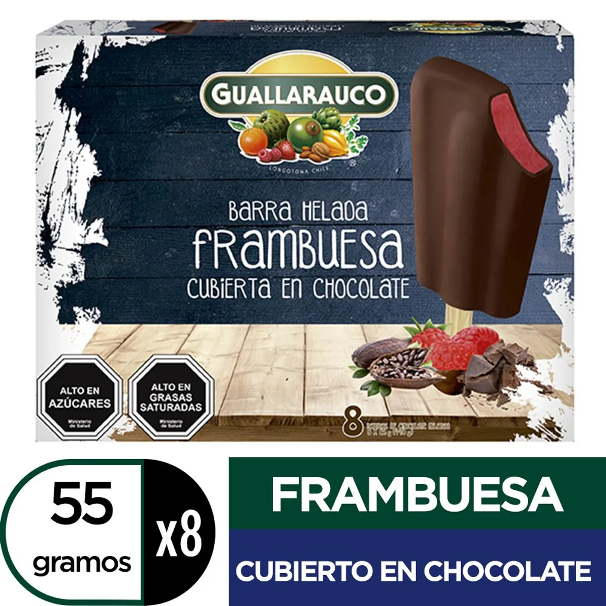 GUALLARAUCO - BARRA  FRAM CUBIERTA CHOC 440G GUALLA .