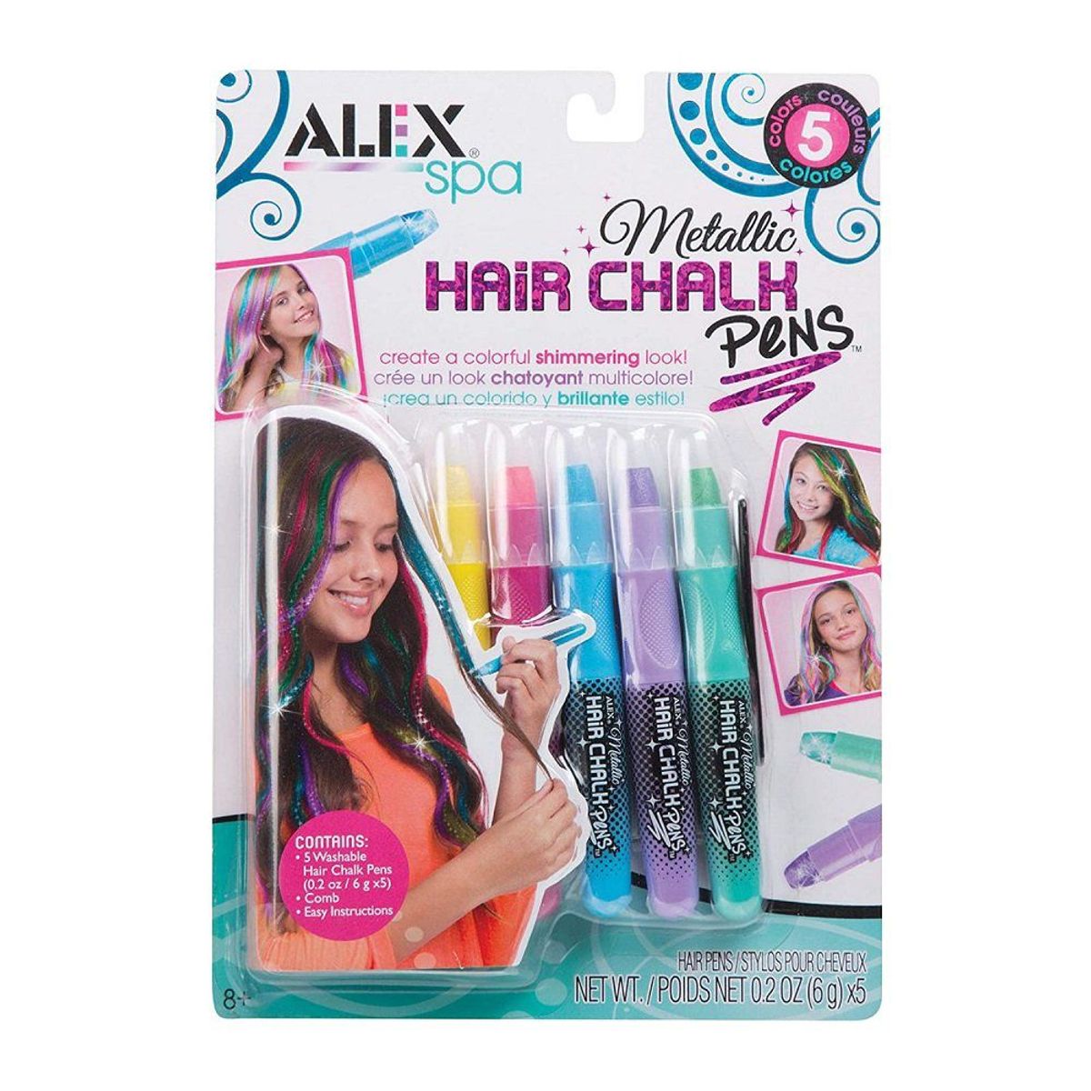 ALEX - Metallic Hair Chalk Pens
