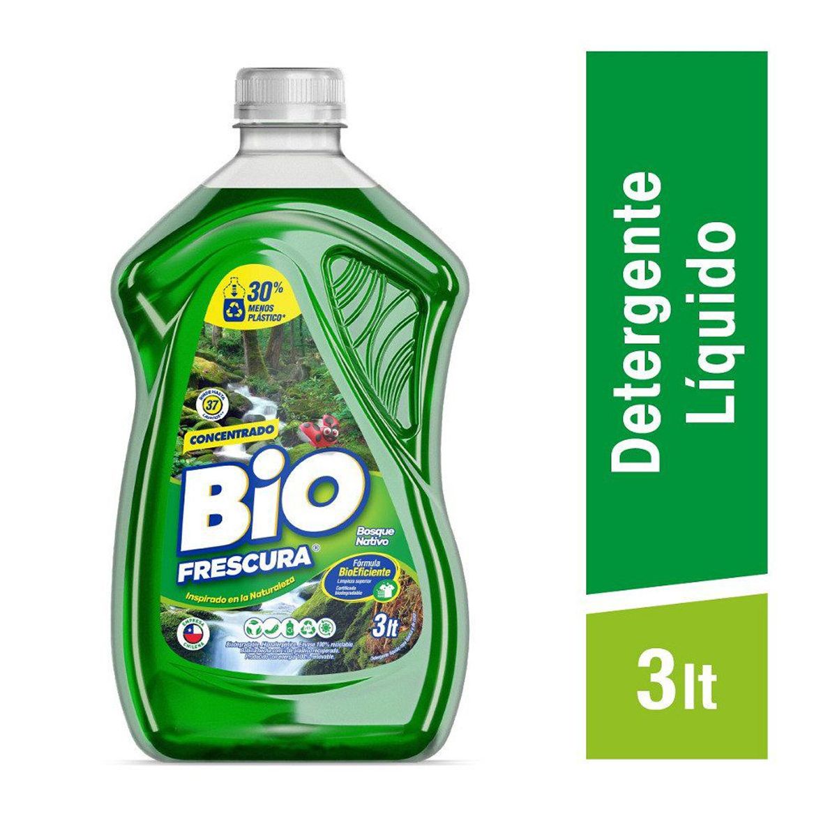 BIOFRESCURA - Detergente Líquido Bosque Nativo Biofrescura 3 lt