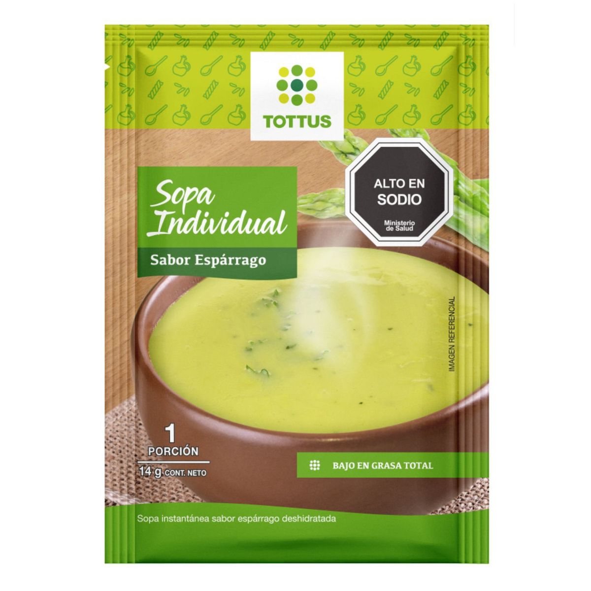 TOTTUS - Sopa Esparragos Individual