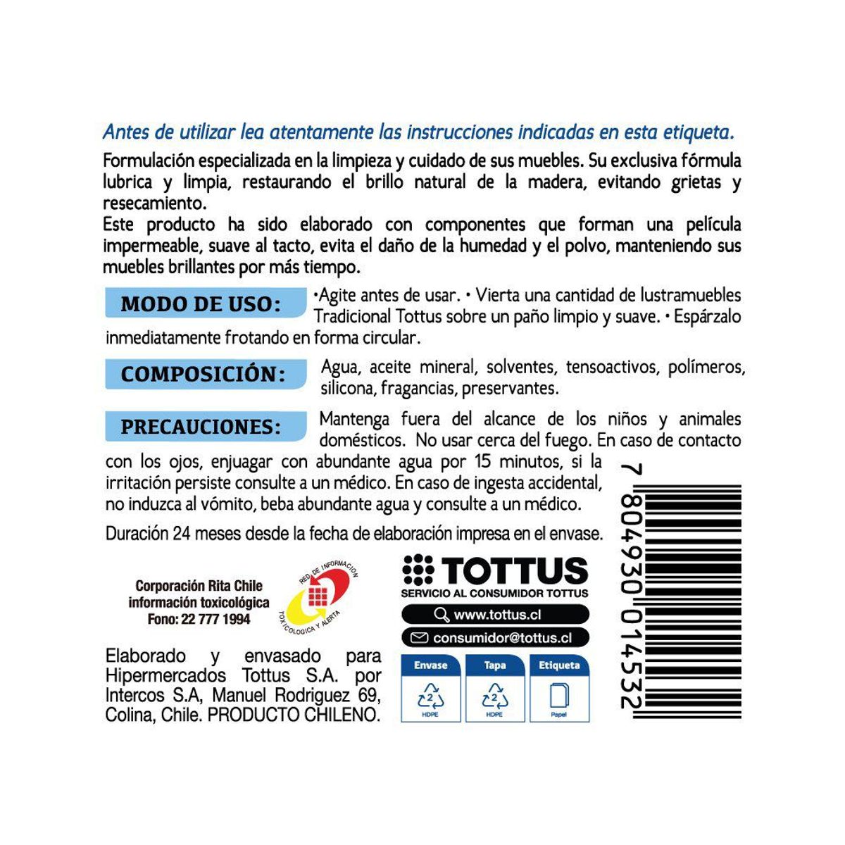 TOTTUS - Lustramuebles