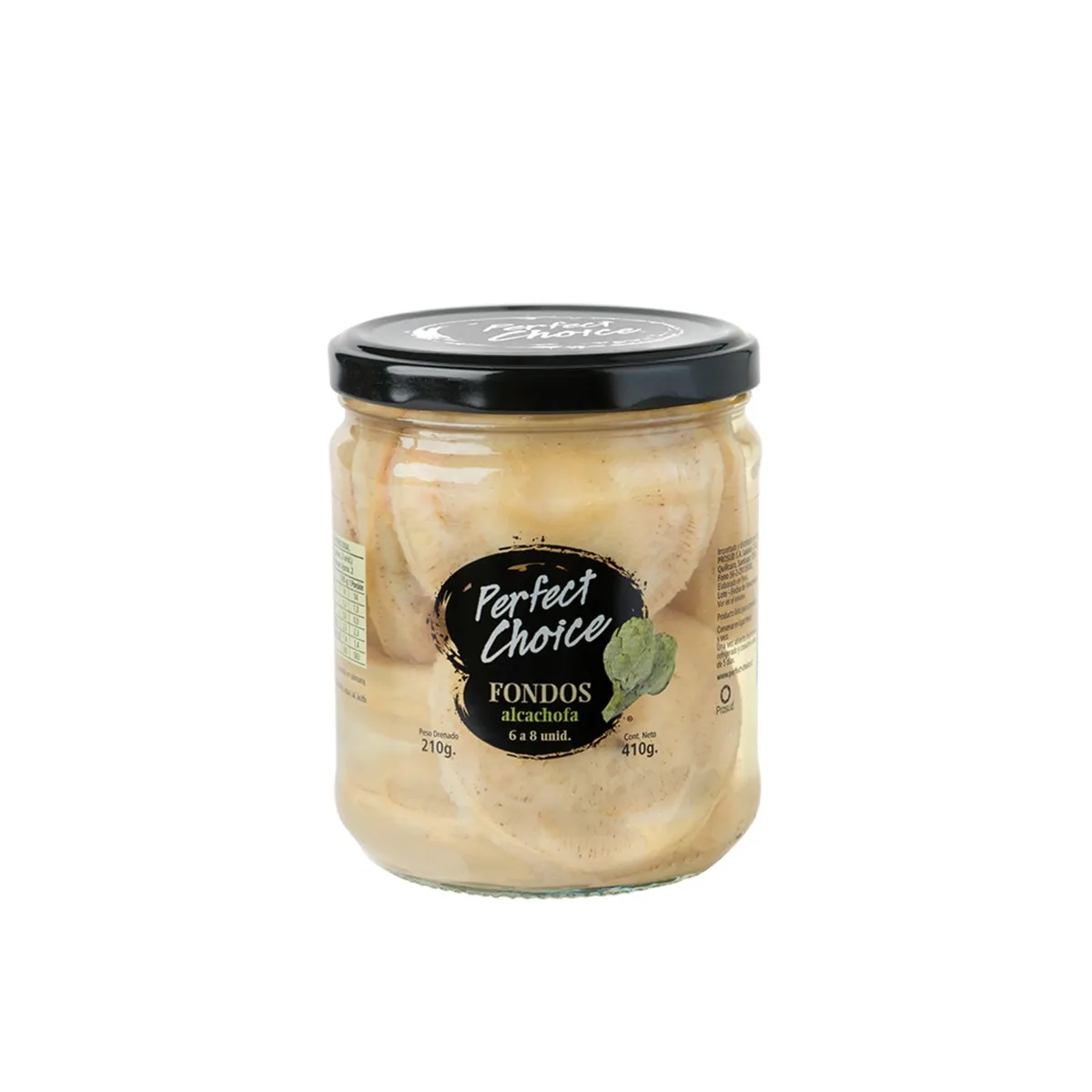 PERFECT CHOICE - FONDOS DE ALCACHOFA P.CHOICE 410 GRS
