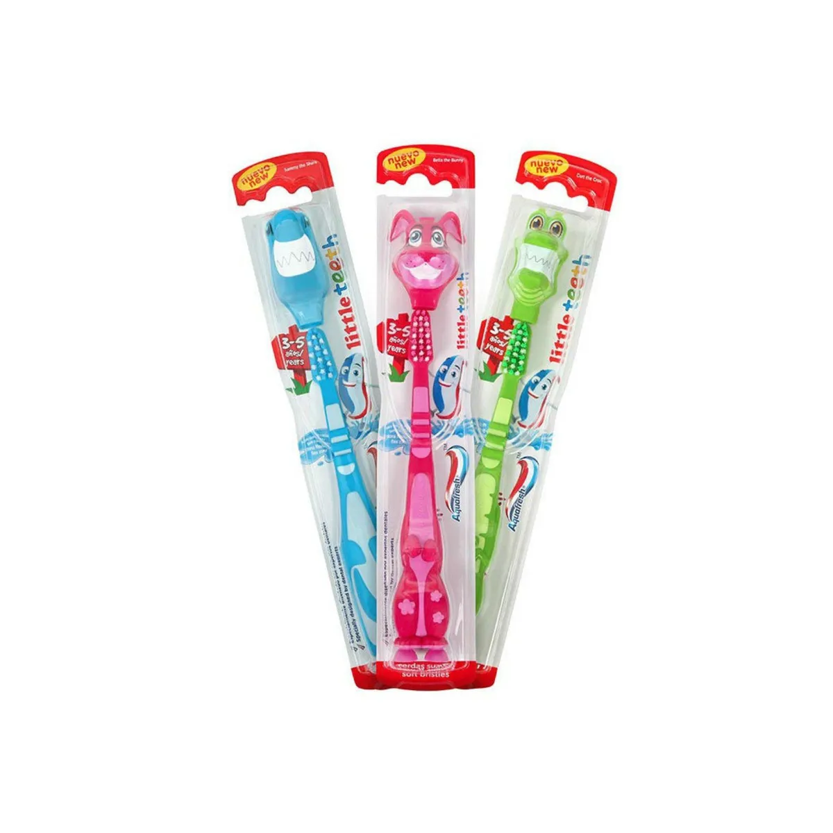 AQUAFRESH - Cepillo Dental Little Teeth Aquafresh Suave (3-5 Años) 1 Un