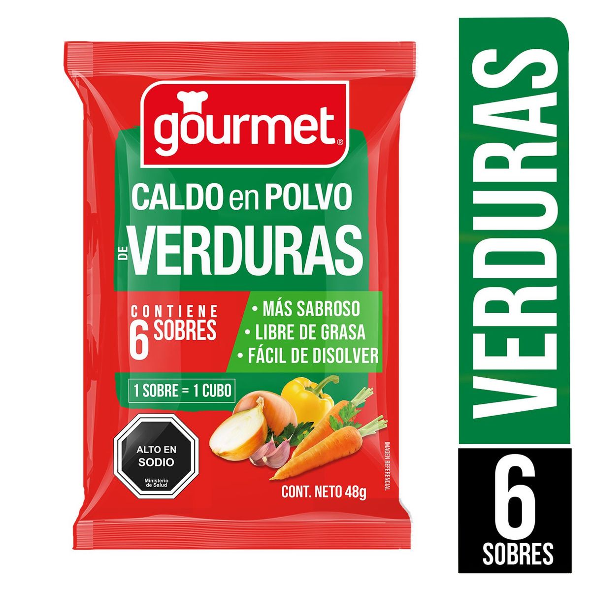 GOURMET - Caldo en Polvo Verduras