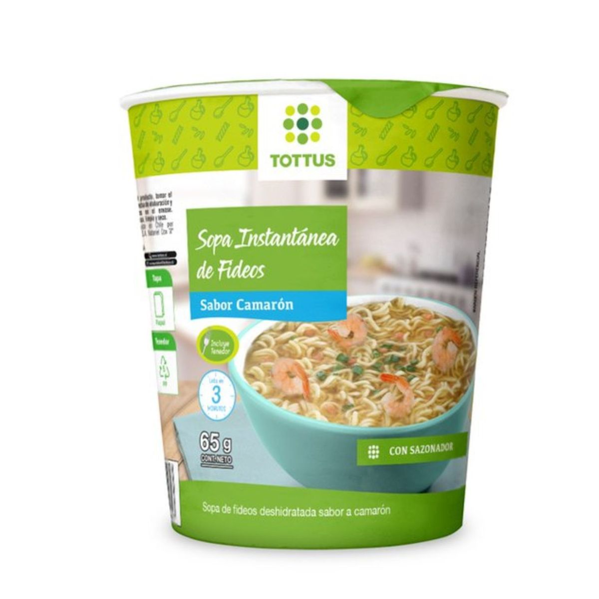 TOTTUS - CUPS SOPA INST. F.  CAMARON TOTTUS 65 GR