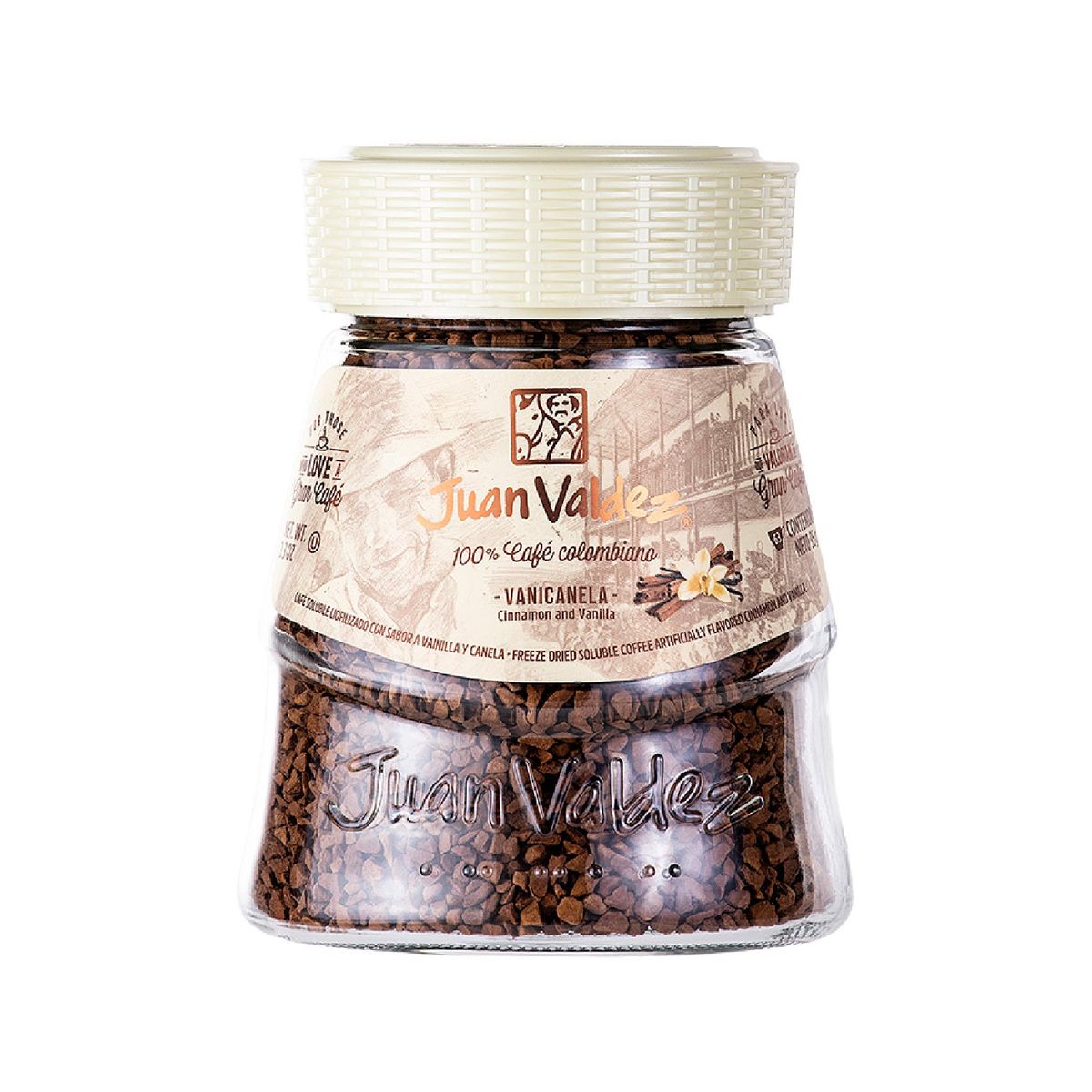 JUAN VALDEZ - Café Soluble Liofilizado Vanicanela 95g