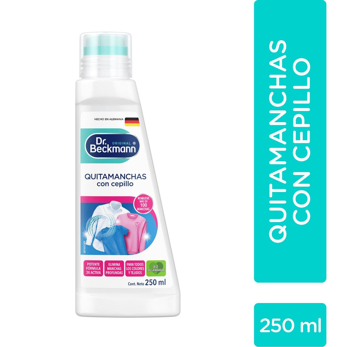 DR BECKMANN - Quitamanchas Prelavado con Cepillo Dr Beckmann 250 ml