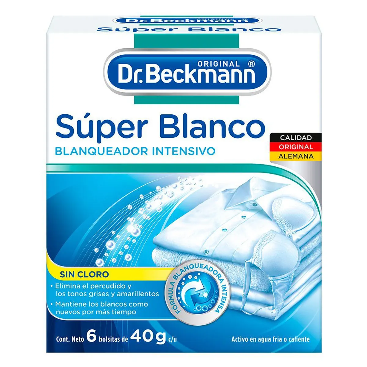 DR BECKMANN - Blanqueador Intensivo Dr.Beckmann 6x40 gr