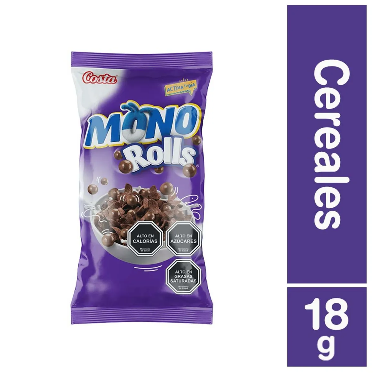 COSTA - CEREAL SNACK MONO ROLLS 18 GR.