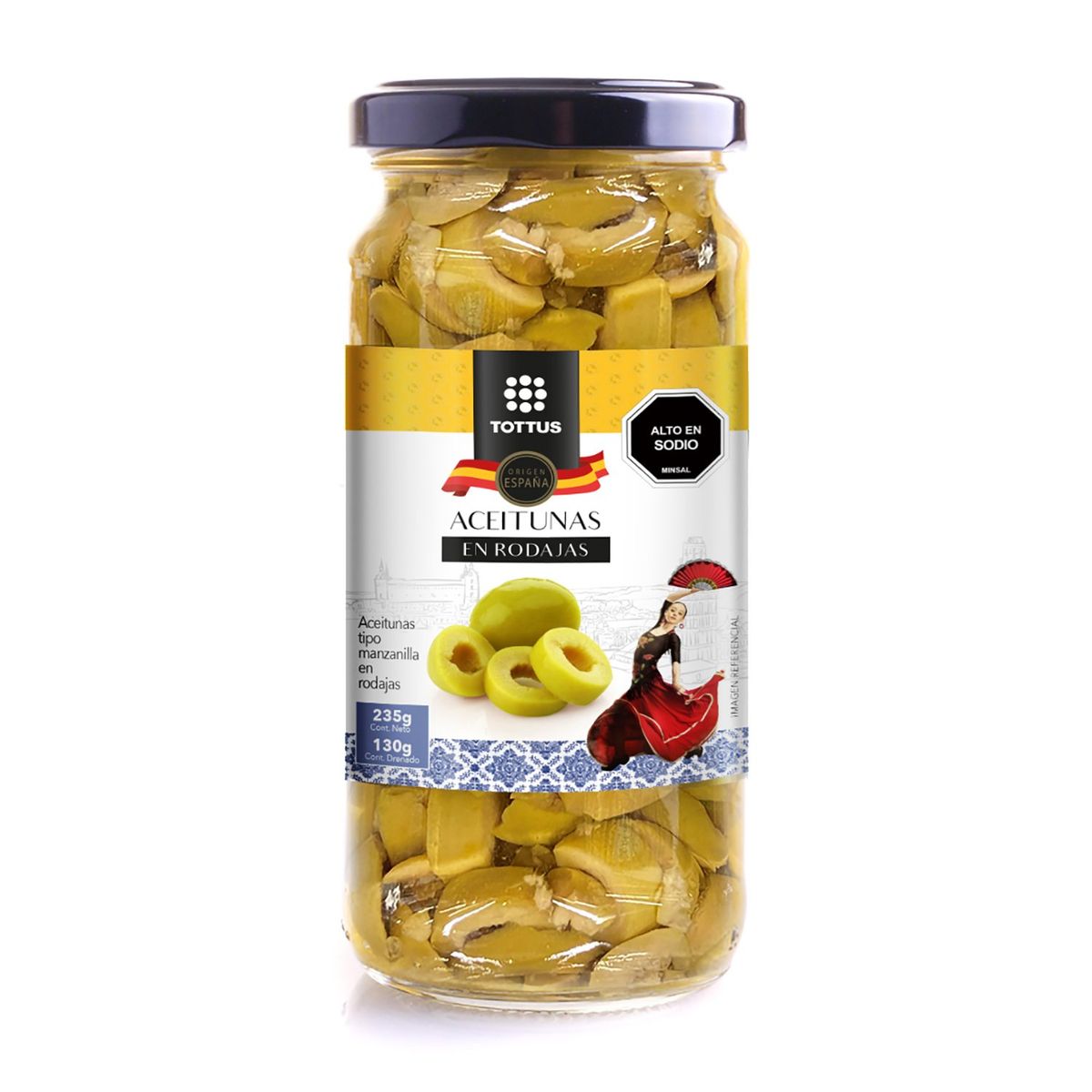 TOTTUS - Aceituna Verde Rodajas