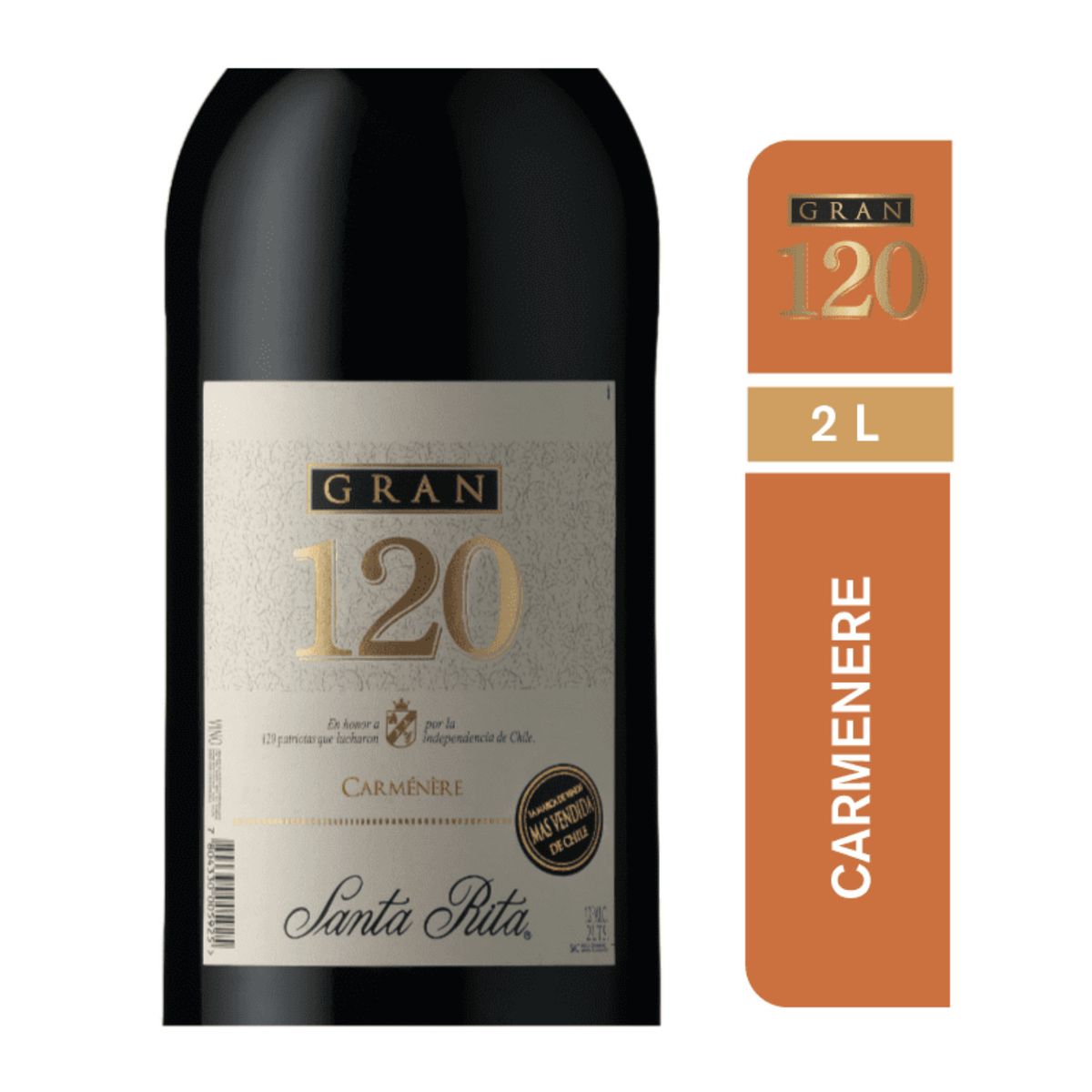 120 - Vino Tinto Carmenere Familiar Botellón