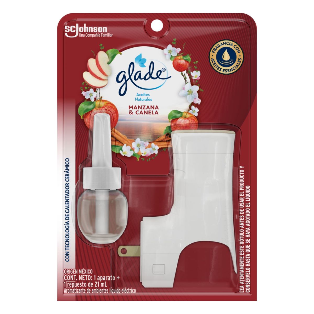 GLADE - Deo Ambaceite Nat Ap. Manz Canela 21 ML Glade.