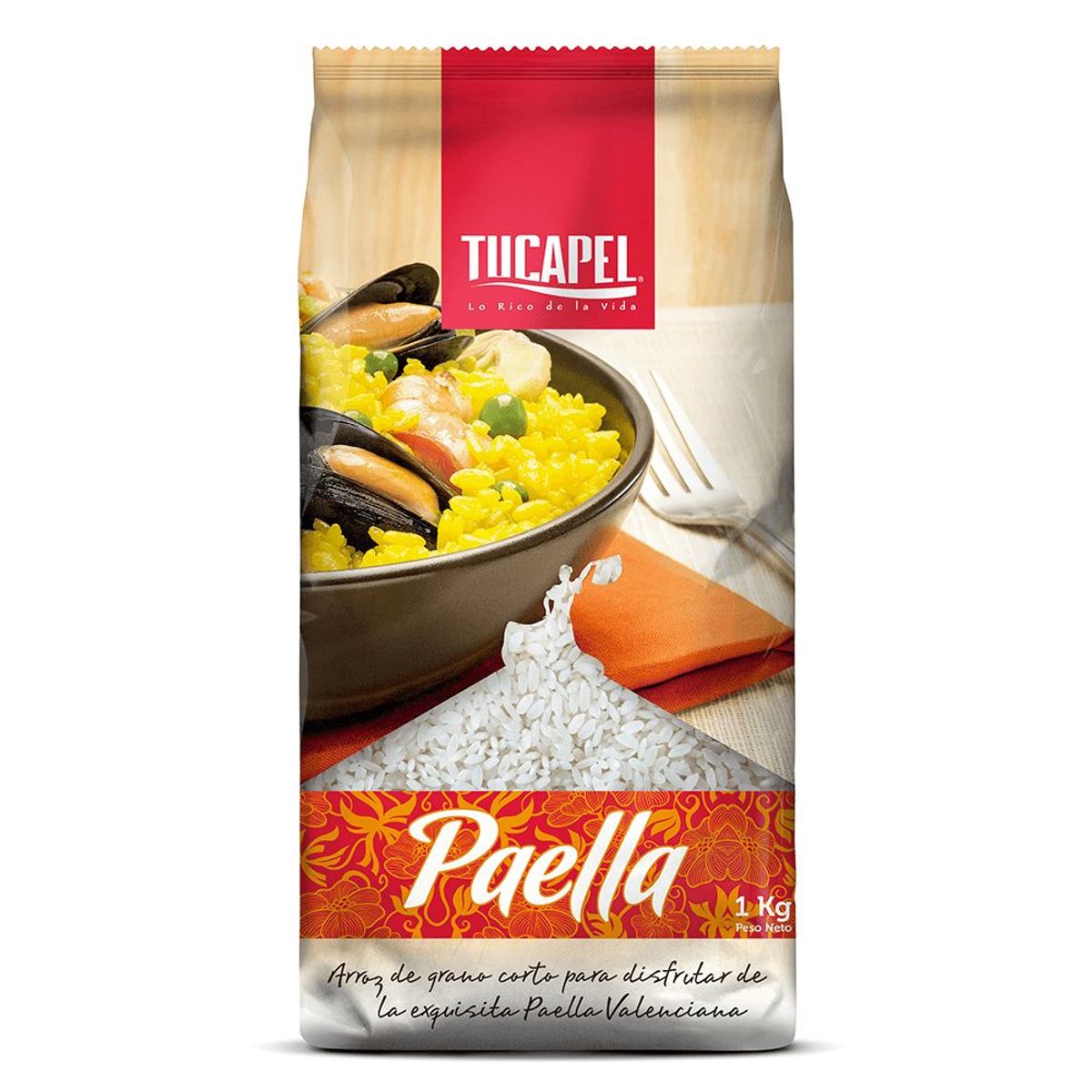 TUCAPEL - ARROZ PARA PAELLA TUCAPEL 1 KG