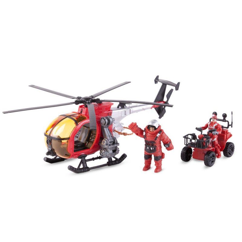 GENERICO - SET RESCATE BOMBEROS CON HELICOPTERO