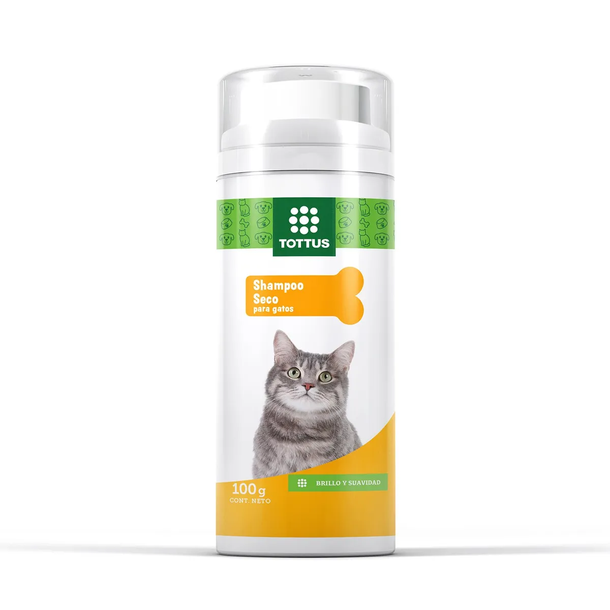 TOTTUS - Shampoo Seco para Gatos