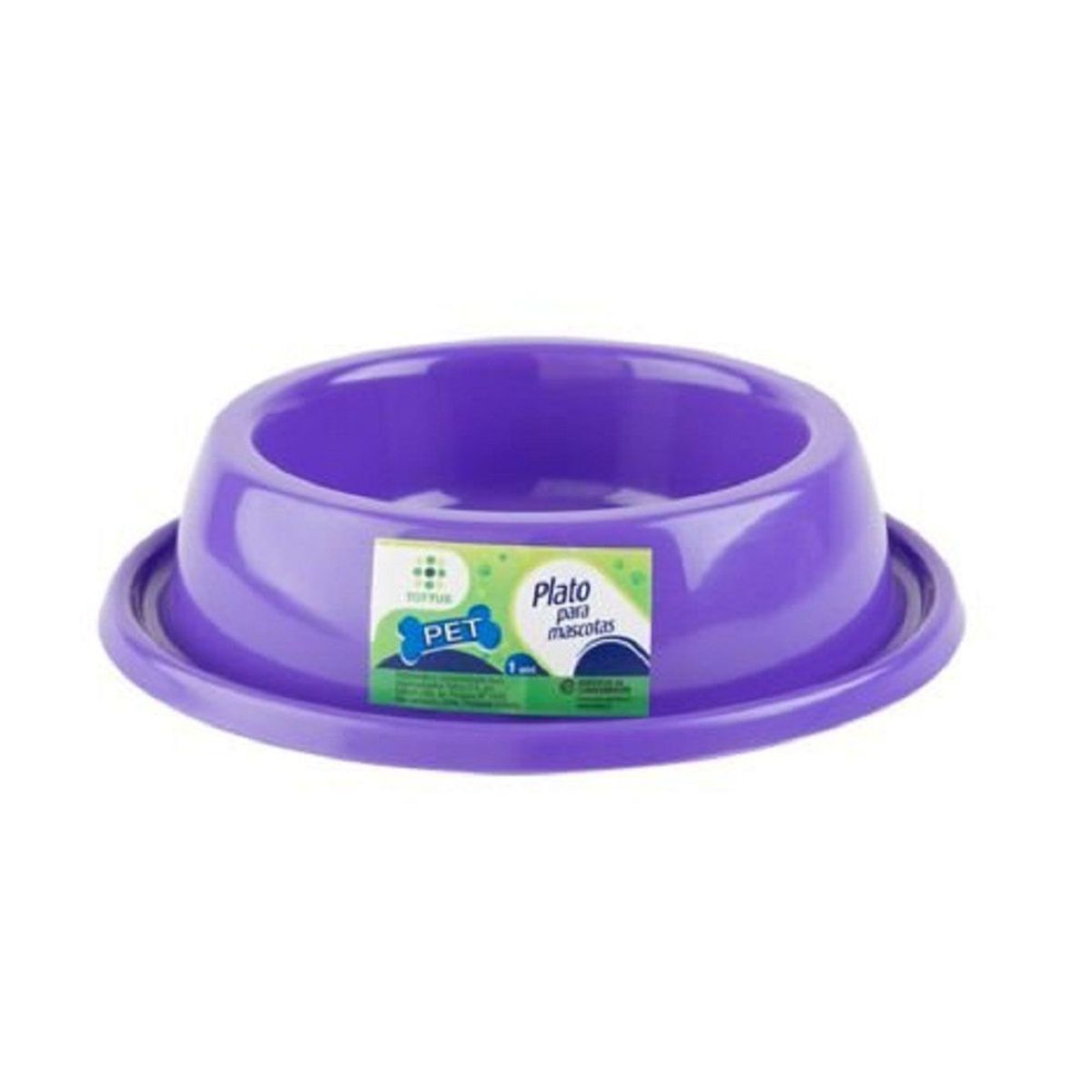TOTTUS - Plato Mediano Alimento Mascota