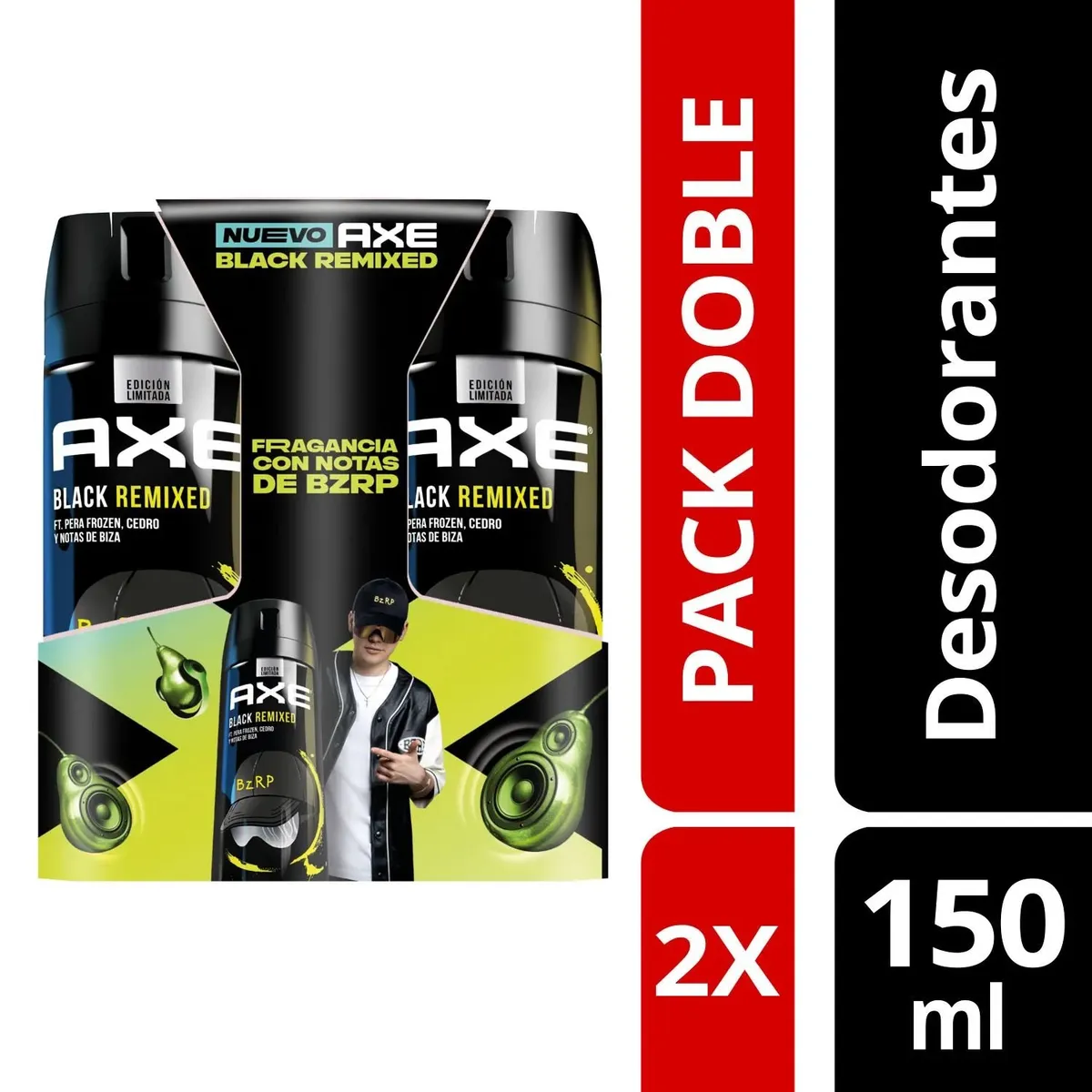 AXE - Pack Desodorante Bodyspray Black Remixed