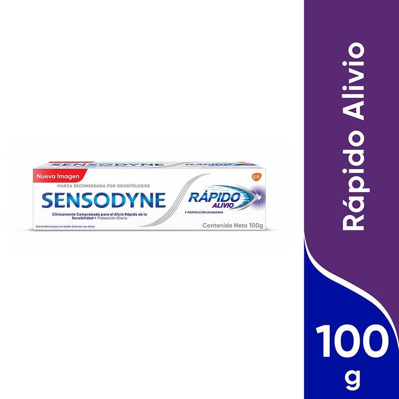 SENSODYNE - Crema Dental Sensodyne Rápido Alivio 100 g