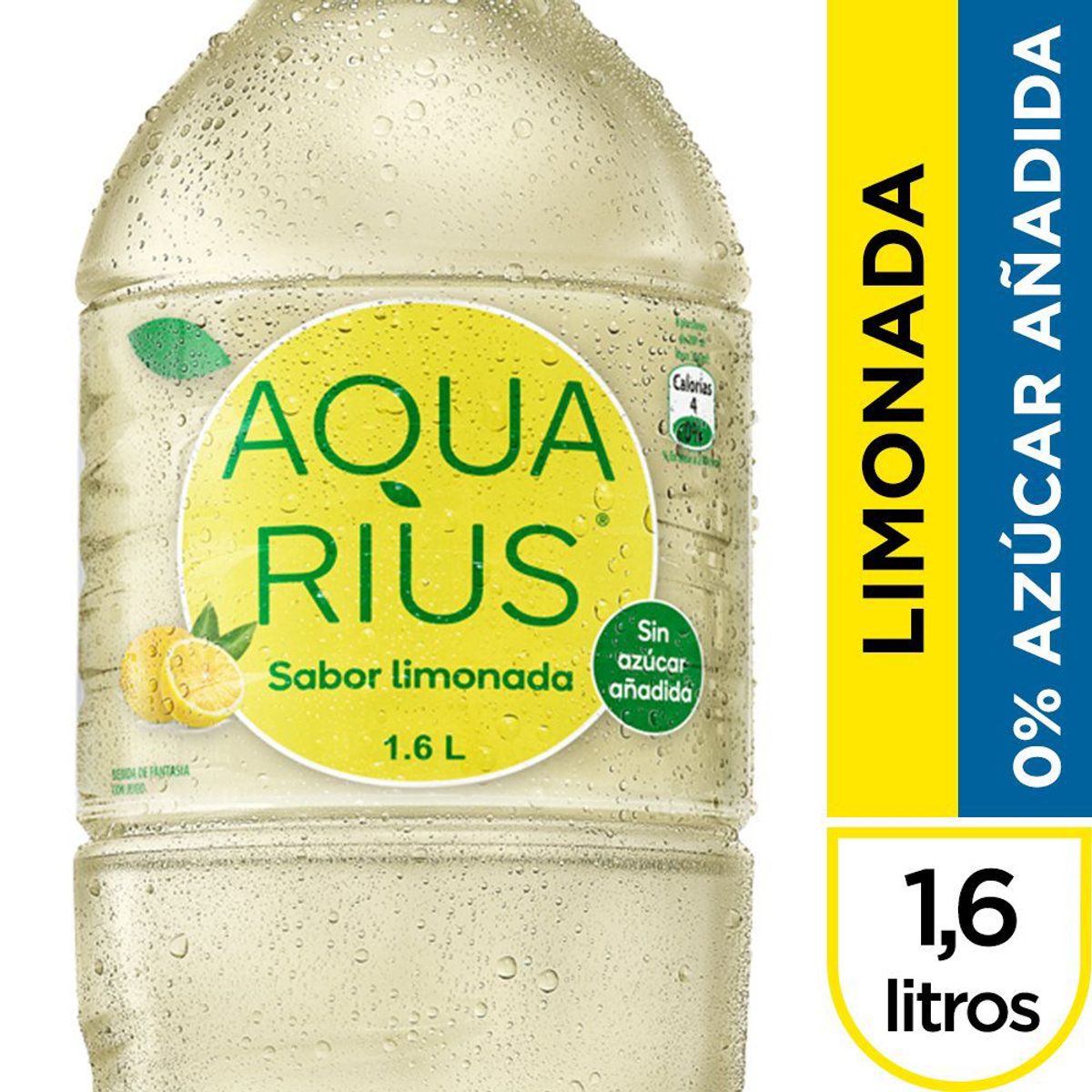 AQUARIUS - Agua saborizada Aquarius limonada sin azúcar añadida