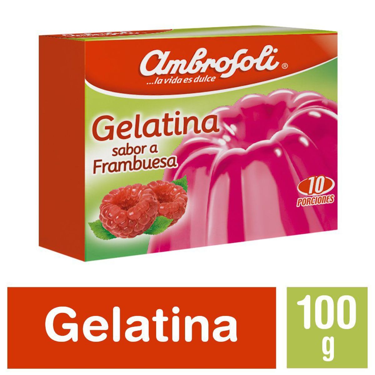 AMBROSOLI - Gelatina Frambuesa