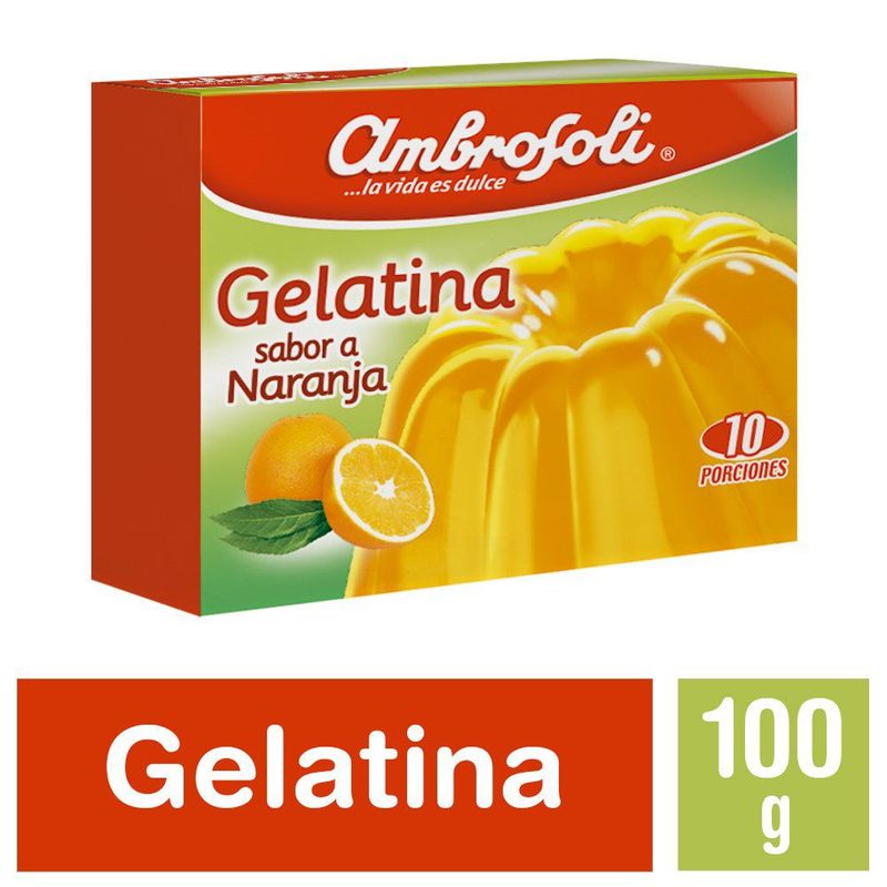 AMBROSOLI - Gelatina Naranja