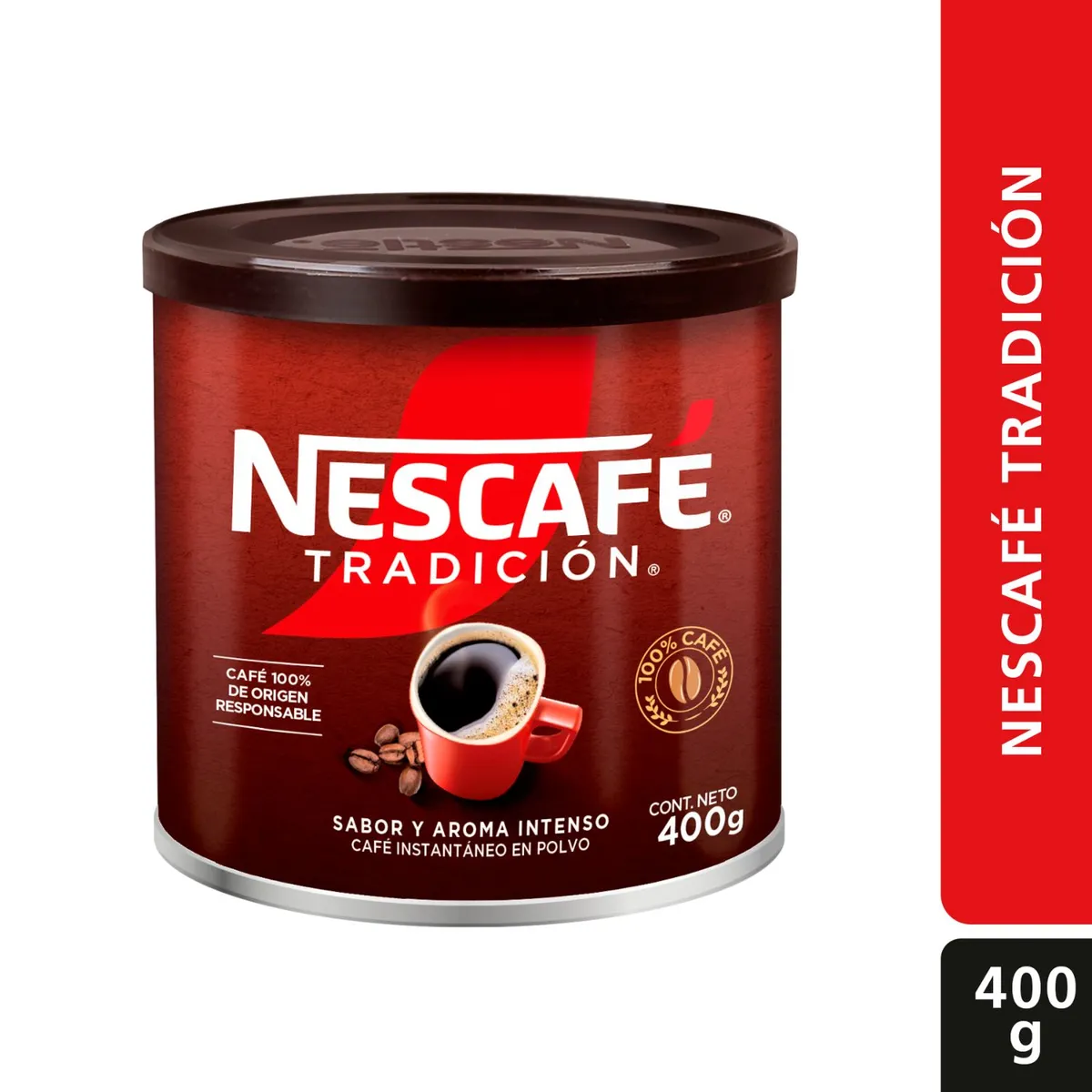 NESCAFE - Café Instantáneo Nescafe Tradición Tarro 400 g