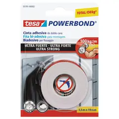 TESA - Cinta Adhesiva Strong 1,5 metros x 19 mm