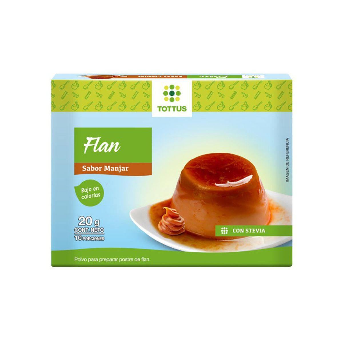 TOTTUS - Flan Light Manjar