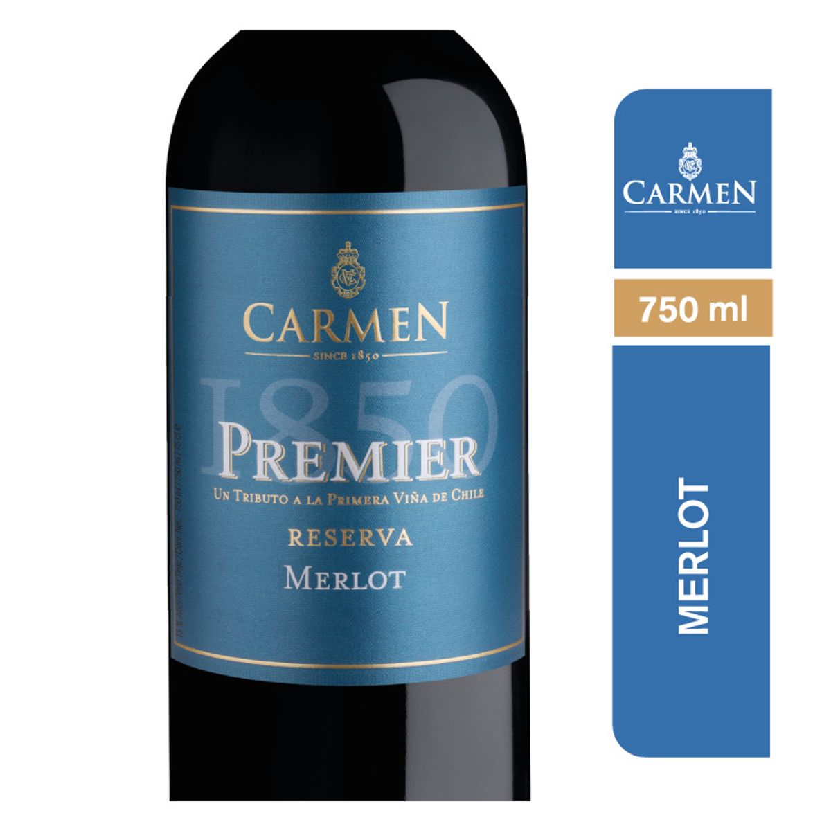CARMEN - Vino Tinto Premier 1850 Merlot