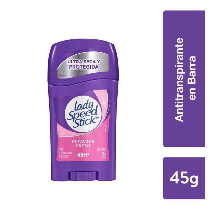 LADY SPEED STICK - Desodorante en Barra Lady Speed Stick 24/7 Powder Fresh 45 g
