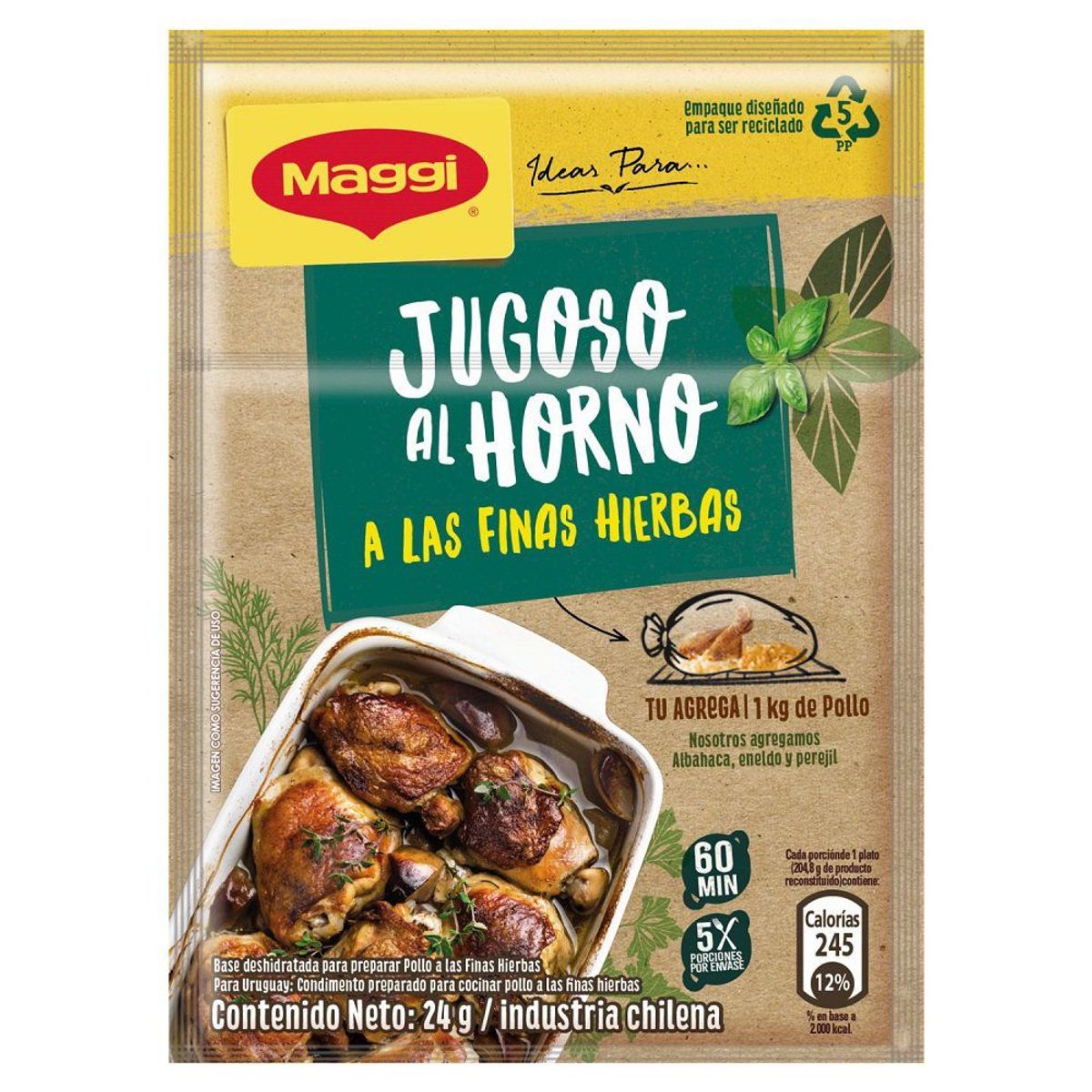 MAGGI - MAGGI JUGOSO POLLO HIERBAS 24G