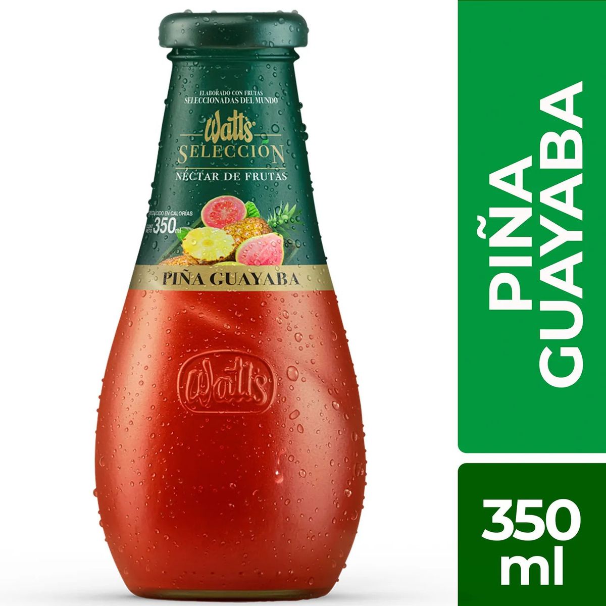 WATTS - Néctar Selección Piña Guayaba Botella Watts 350 ml
