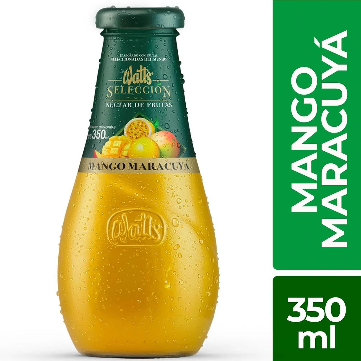 WATTS - Néctar Selección Mango Maracuyá Botella Watts 350 ml