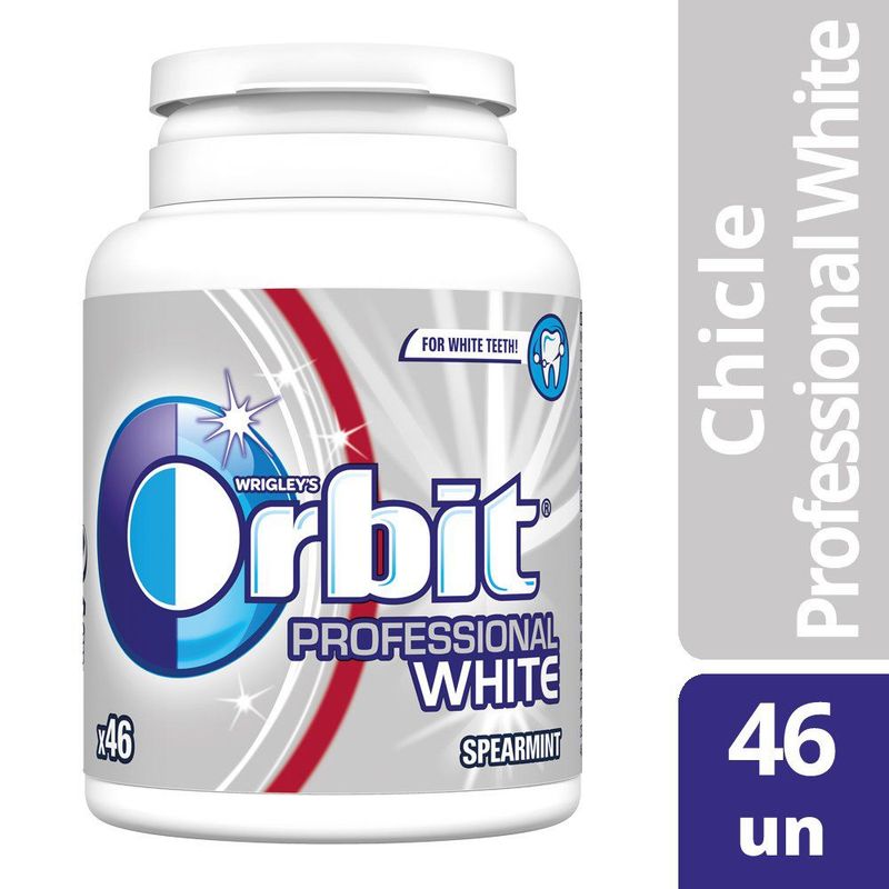 ORBIT - Chicle Botella Professional White
