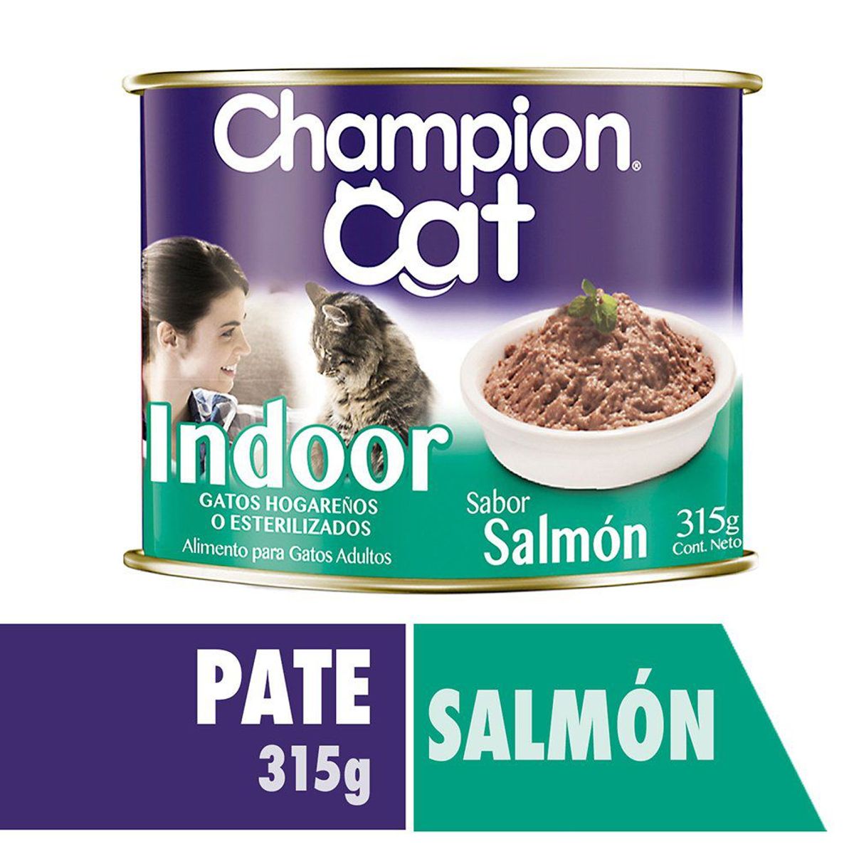 CHAMPION CAT - Alimento para Gatos Lata Indoor