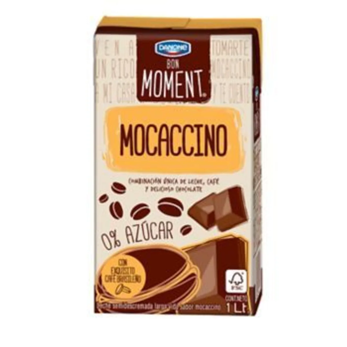 DANONE - Leche Semidescremada Moment Sabor Mocaccino