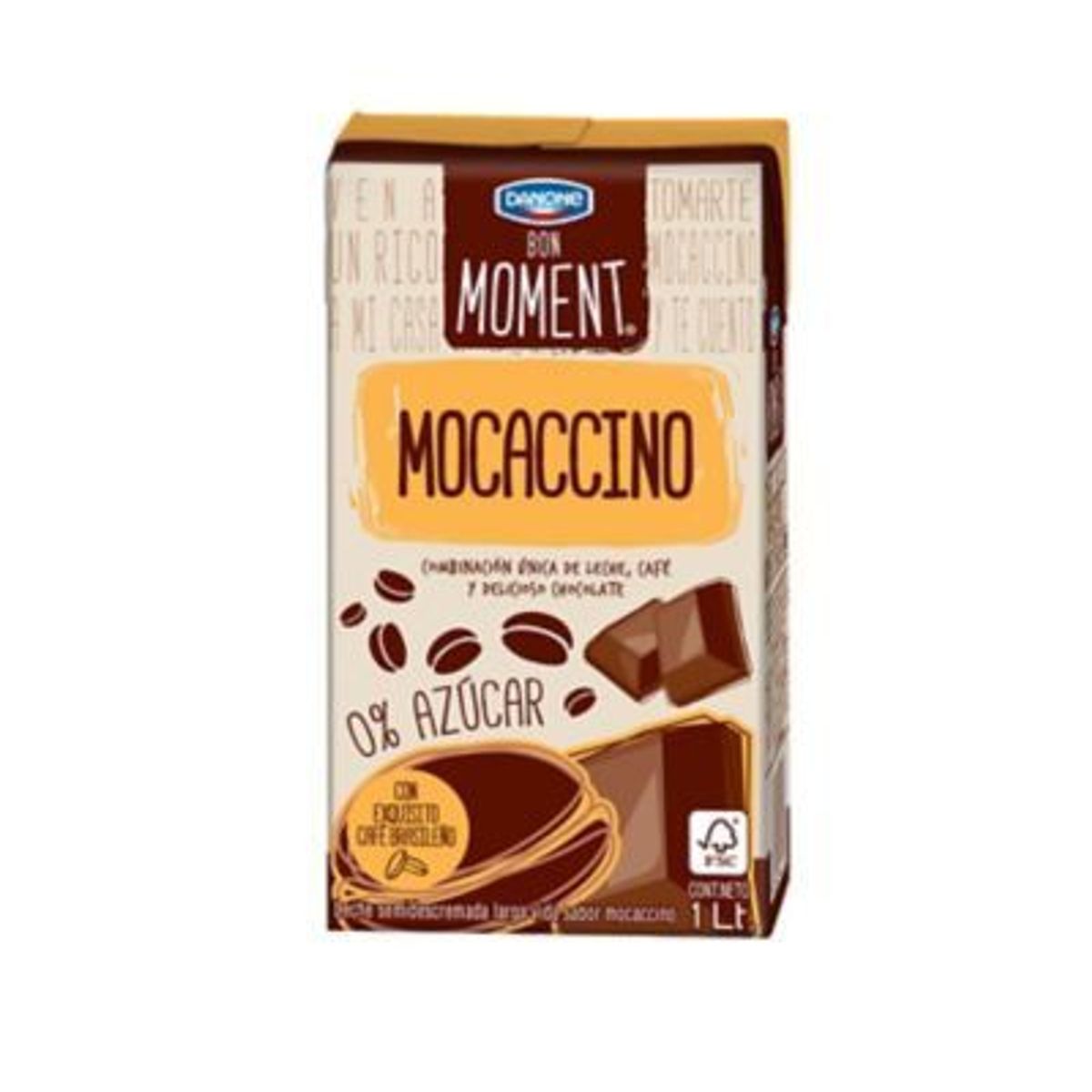 DANONE - Leche Semidescremada Moment Sabor Mocaccino