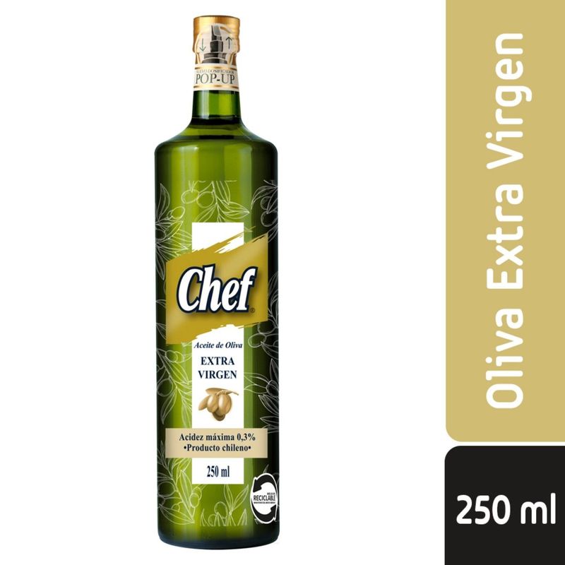 CHEF - ACEITE CHEF EXTRAVIRGEN 250 ML