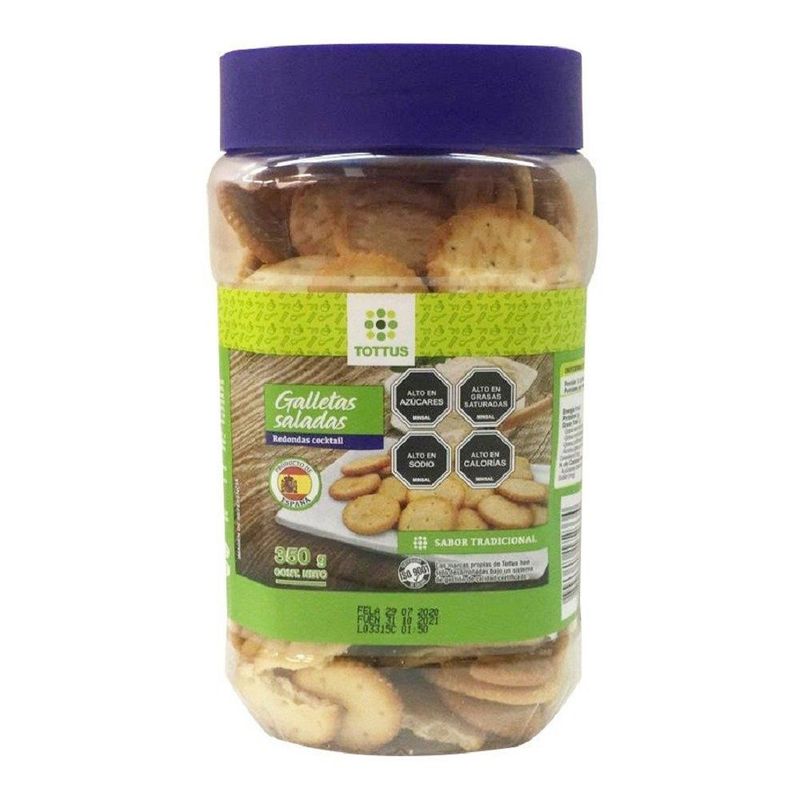 TOTTUS - Galletas Saladas Redondas
