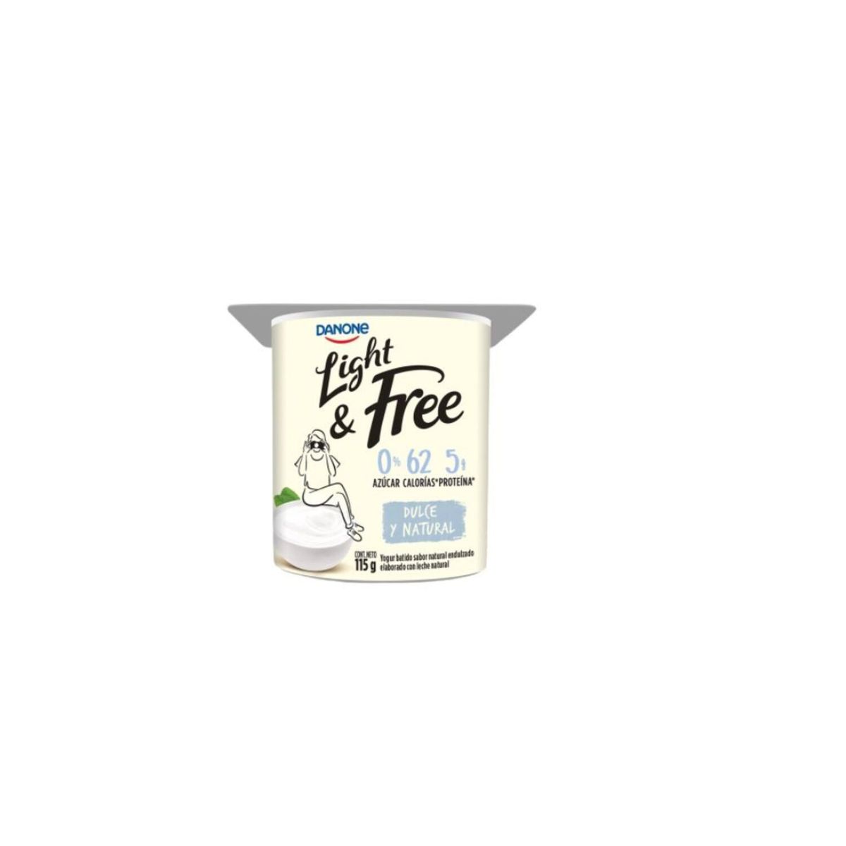 DANONE - Yogur Natural Endulzado Light
